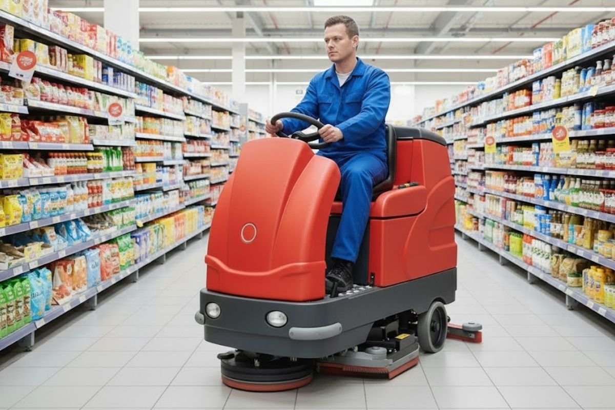 Zemin Yıkama Makinesi