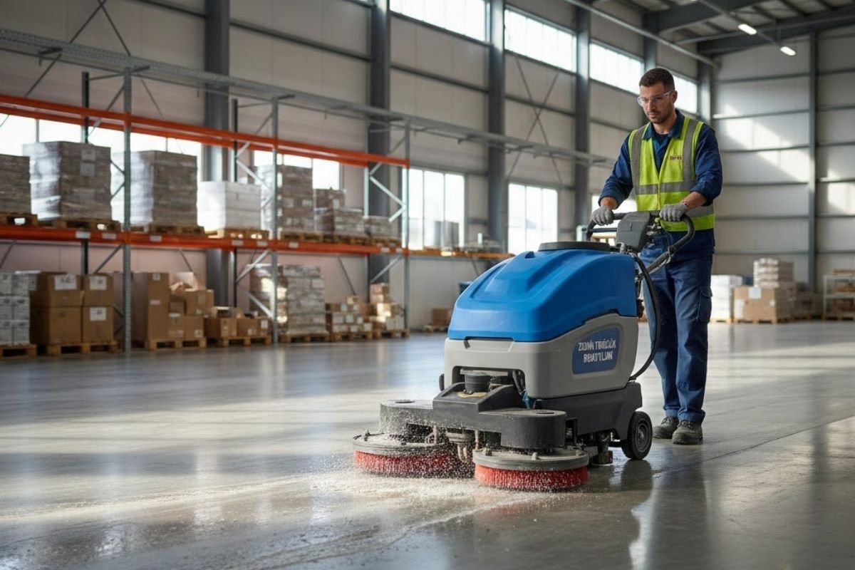 İticili Zemin Yıkama Makineleri