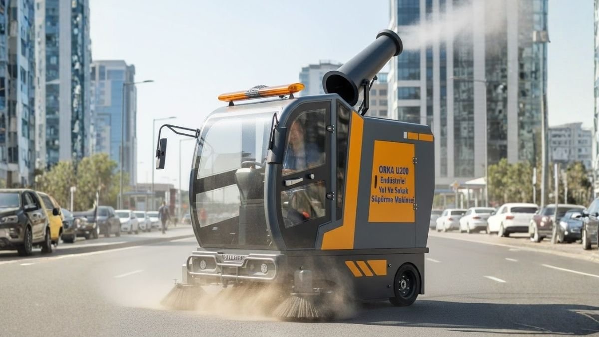 Orka U200 Endüstriyel Yol Ve Sokak Süpürme Makinesi: Büyük Alanlar İçin Profesyonel Temizlik Çözümü 1