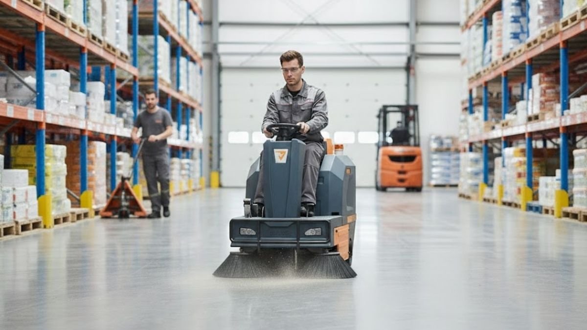 Orka U125 Binicili Süpürme Makinesi: Endüstriyel Ve Ticari Alanlar İçin Profesyonel Temizlik Çözümü 1