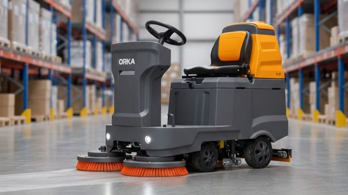 Orka K80 Binicili Zemin Yıkama Makinesi: Geniş Alanlar İçin Profesyonel Temizlik 1