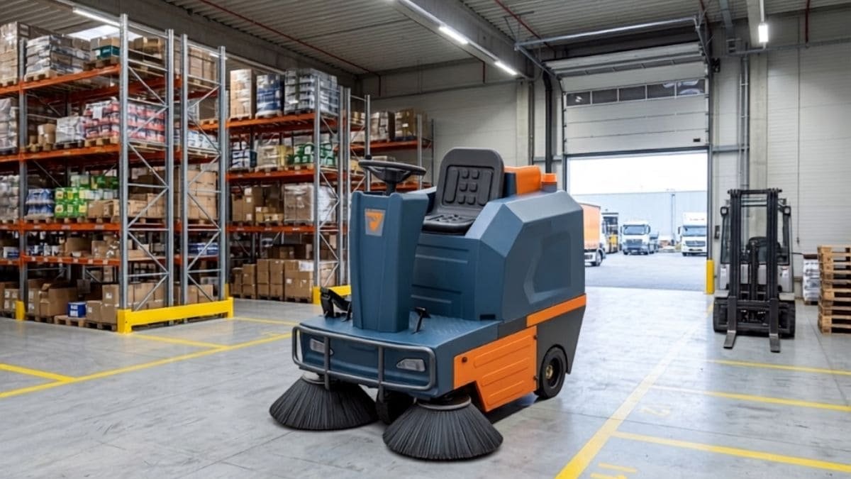 Orka U125 Binicili Süpürme Makinesi