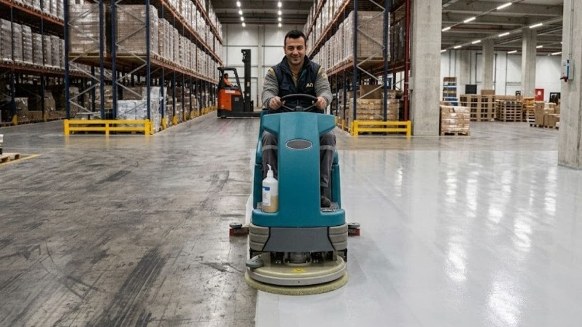 Orka K70T Binicili Zemin Yıkama Makinesi