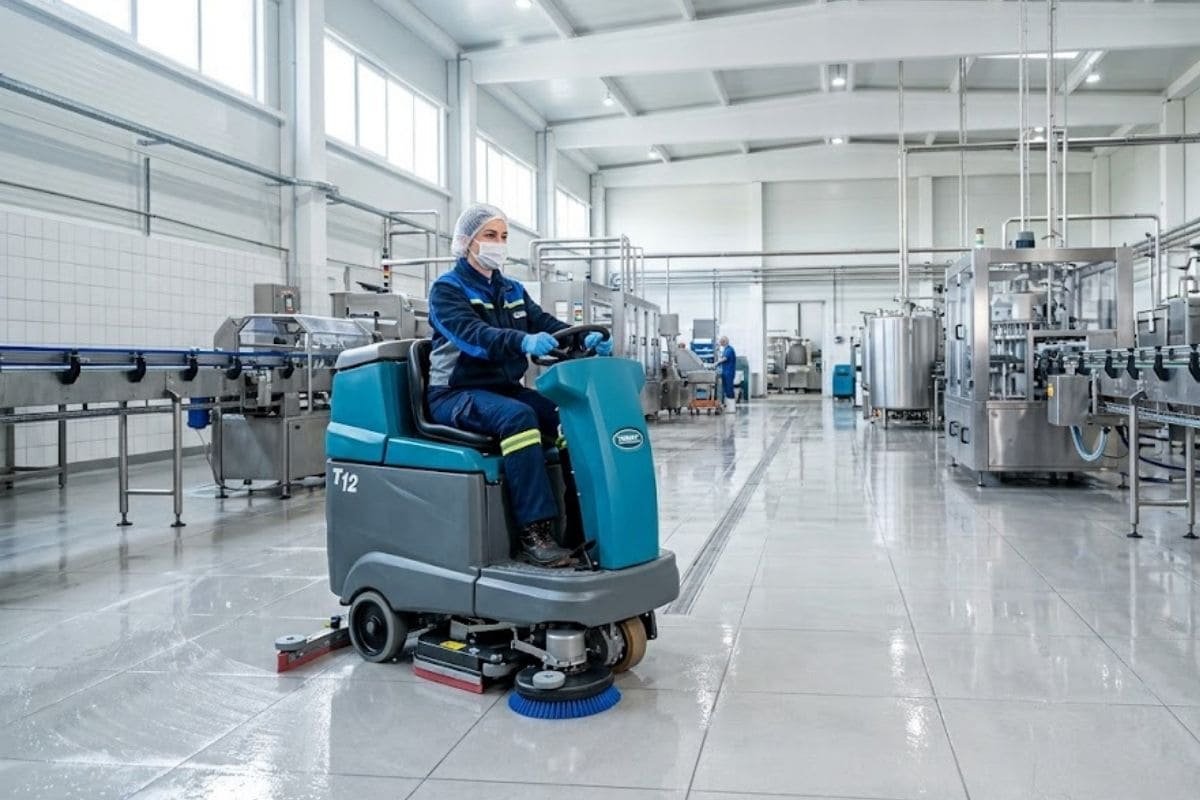 Gida fabrikasi temizlik makinesi